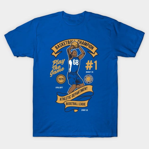 BASKETBALL CHAMPION - Athletic Department T-Shirt by Animox